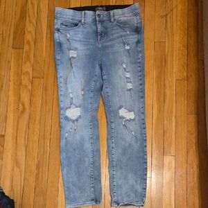 Torrid Distressed Bombshell Straight Jeans Size 16R